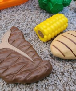 Learning Resources New Sprouts Dinner Food Basket - 18 Pieces, Ages 18+ Months Pretend Play Food for Toddlers, Preschool Learning Toys, Kitchen Play Toys for Kids 53 81CWj0v XTL