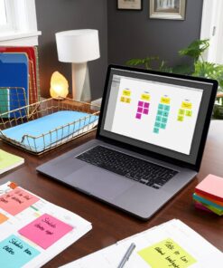 Alternative view of Post-it Mini Notes, 1.5x2 in, 24 Pads, America's #1 Favorite Sticky Notes, Poptimistic Collection, Bright Colors (Magenta, Pink, Blue, Green), Clean Removal, Recyclable 24 Pads Cabinet Pack