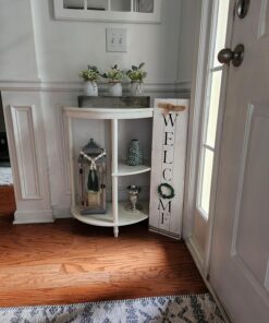 Frenchi Home Furnishing Half Moon Console Table, White 33 81CbBrpV85L