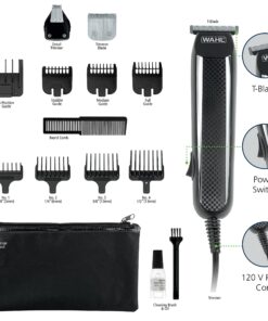Wahl PowerPro Corded Detailer Trimmer Kit for Mens Grooming – for Beard, Mustache, Stubble, Ear, Nose, & Body Grooming – Model 9686 17 81Cbb3ORl9L