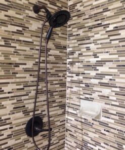 KES I3200-7 Extended Length Replacement 79-Inch Stainless Steel Interlock Handheld Shower Hose, Oil Rubbed Bronze 20 81CbcPLWGL