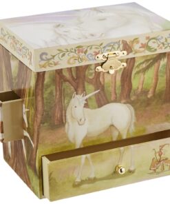 Enchantmints Unicorn Horse Musical Jewelry Box Spins to "The Unicorn" Treasure Storage 13 81CbmoBhw7L