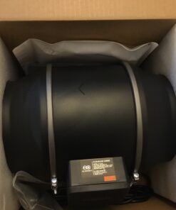 AC Infinity CLOUDLINE S6 PRO, Quiet 6” Inline Duct Fan with 10-Speed Controller, EC-Motor Ventilation Exhaust Fan for Heating Cooling Booster, Grow Tents, Hydroponics 6-Inch PRO, Speed Controller 50 81CbzE3FZGL