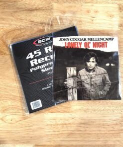 100 Vinyl 45 RPM 7" Record Poly Outer Sleeves 2 Mil New 16 81Cc9RTiu5L