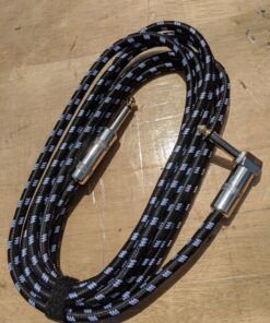 Donner Guitar Cable 10 ft, Electric Instrument Cable Bass Amp Cord for Electric Guitar Bass Amplifier Audio, 1/4" Right Angle to Straight, Black White 10 Feet Right Angle& Straight 34 81CcZtXv WL