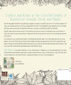 Alternative view of Rainforest Escape: My Island Animal, Exotic Flower and Tropical Plant Color Book