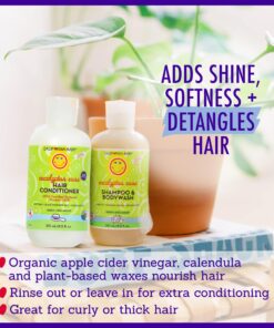California Baby Eucalyptus Ease Hair Conditioner | 100% Plant-Based | Softens & Detangles | Eucalyptus Scent | Conditioner For Dry Hair | Allergy-Friendly | Baby Conditioner & Kids Conditioner | 251 mL / 8.5 oz. 11 81Ceqn9BAEL