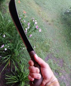 Condor Tool & Knife Golok Machete with Leather Sheath | Heavy Duty Machete | High Carbon Steel | Walnut Handle | Hand Crafted Leather Sheath | Tactical Machete | 0.2in Thick | 14.5in Blade | 30.7oz 1 30 81ChYuJOOgL 1