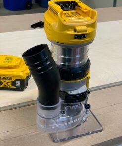 DEWALT Router Dust Collection Adapter for Fixed Base Routers (DNP615) 34 81ChbzELL