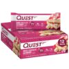 Quest Nutrition White Chocolate Raspberry Protein Bars, High Protein, Low Carb, Gluten Free, Keto Friendly, 12 Count 35 81Ciu7IWWkL