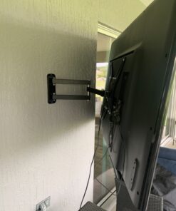 Mount-It! Full Motion TV Wall Mount With Articulating Arm | Tilt, Swivel, and Rotation Motion Mount | Flat Screen Bracket for 23-55” | VESA Compatible up to 400x400 | 66 lbs Capacity 30 81CjaaWUfTL