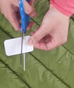 GEAR AID Tenacious Tape 3”x20” Fabric and Vinyl Gear Repair Tape, Quickly Fix Holes and Rips in Puffy Jackets, Rain and Snow Gear, Tents, Sleeping Bag and More, Clear, 2 Pack 22 81Cp htknJS