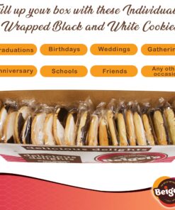 Beigel's Black and White Cookies | New York Style | Fresh | Kosher | Large | Individually Wrapped | 18 Count 14 81CpH58LA0L