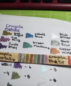 Crayola Metallic Markers, Art Supplies, 8 Count, Colors May Vary 34 81Cq6GdoP5L