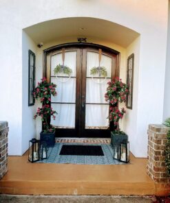 Nearly Natural 5228 Mini Bougainvillea Topiary Beauty, 5-Feet,9" x 9" x 62.5" , Green Plant 26 81CrBVKi8L