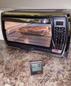 Oster Toaster Oven | Digital Convection Oven, Large 6-Slice Capacity, Black/Polished Stainless 56 81CrWv2FfL