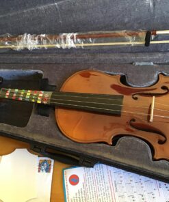 Fretless Finger Guides 4/4 Beginner Violin Finger Guide Helps You Learn to Play Violin Songs and Scales Quickly. No Glue or Adhesive 36 81CrcWpOLpL