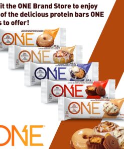 ONE Protein Bars, Cookies & Creme, Gluten Free Protein Bars with 20g Protein and Only 1g Sugar, Guilt-Free Snacking for High Protein Diets, 2.12 oz (12 Count) Cookies & Crème 15 81CruKehNfL