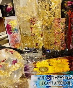 LET'S RESIN Epoxy Resin Molds, Resin Casting Molds Silicone Square Ball Molds 9PCS Different Sizes, Silicone Resin Molds for Resin Jewelry, Soap, Dried Flower Leaf, DIY Fans 37 81Cs0yckWyL