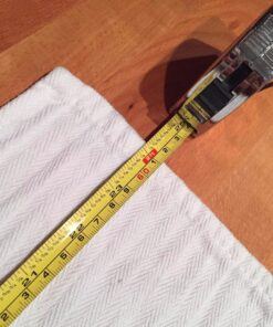 Liliane Collection 13 Blue Kitchen Dish Towels - 27" x 14" 2-ply Commercial Grade Absorbent 100% Cotton Kitchen Towels - Classic Herringbone Tea Towels 33 81CsHL L2BL