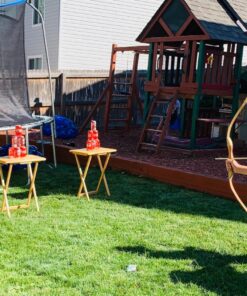 Adventure Awaits - 2-Pack Handmade Wooden Bow and Arrow Set - 20 Wood Arrows and 2 Quivers - for Outdoor Play 32 81CuHIXEnSL