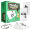 Star Right Math Flash Cards - Division Flash Cards - 156 Hole Punched Math Game Flash Cards - 2 Binder Rings - for Ages 8 and Up - 3rd, 4th, 5th and 6th Grade 156 Division Flash Cards 11 81CubVMAY0L