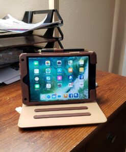 ProCase Cover for iPad Mini 4 Case, Leather Stand Folio Case for 2015 iPad Mini 4th Generation with Multiple Viewing Angles, auto Sleep/Wake, Document Card Pocket -Brown Brown 29 81CudCpT6L