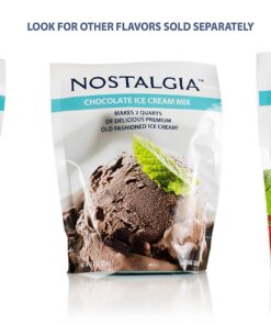 Nostalgia Premium Ice Cream Mix, 8 (8-Ounce) Packs, Makes 16 Quarts Total Vanilla 13 81CvGpQdY6L