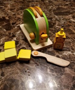 Hape Pop Up Toaster Wooden Play Kitchen Set with Accessories 26 81Cx1ly7WZL