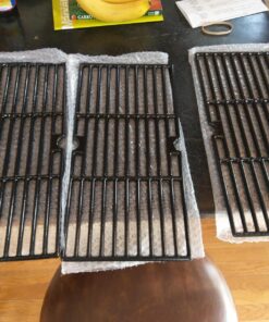 Direct store Parts DC115 Polished Porcelain Coated Cast Iron Cooking grid Replacement for Charbroil, Centro, Broil King, Costco Kirkland, K Mart, Master Chef Gas Grill 16 81CzjVSbyxL