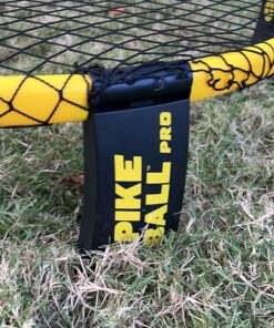 Spikeball Pro Kit (Tournament Edition) - Includes Upgraded Stronger Playing Net, New Balls Designed to Add Spin, Portable Ball Pump Gauge, Backpack - As Seen on Shark Tank TV Black & Yellow 17 81D bzRyr6L