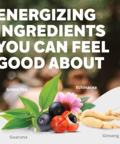 GURU Lite Natural Energy Drink - Low Calorie, Vegan, Organic Energy Drinks - Experience Energy Without the Jitters, Rush or Crash - 24 x 8oz/250ml Cans 8.4 Fl Oz (Pack of 24) 25 81D1UFn29L