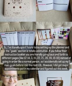 Law of Attraction Planner - Undated Deluxe Weekly, Monthly Planner, a 12 Month Journey to Increase Productivity & Happiness - Life Organizer, Gratitude Journal, and Stickers B5 Size Vanilla Butterfly Moon 52 81D2B1Npk6L 1