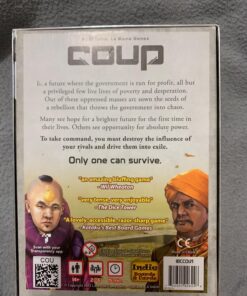 Coup Card Game - Strategy, Bluffing, & Fast Fun for Family Game Night – Easy to Learn 15-Minute Rounds – Popular Games for 2-6 Players Ages 10+, Teens, and Adults – By Indie Boards and Cards 67 81D3CFQg3yL 3