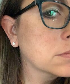 "STUNNING FLAME" 18K Gold Plated Silver Brilliant Cut Simulated Diamond Cubic Zirconia Stud Earrings 1.5 carats Gold Plated Sterling Silver - White 43 81D5I4d1KUL