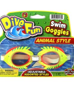 Animal Swim Goggles Dive Fun Dolphin (blue), Fish (yellow), Crab (orange), Killer Whale (black) Pool Goggles Summer Beach Goggles for kids with 2 GosuToys Stickers 10 81D5dNj2PfL