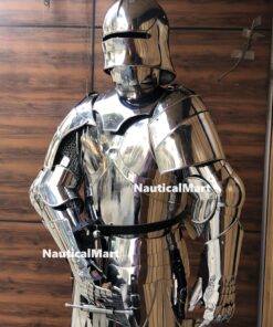 Medieval Gothic Wearable Suit of Armor Full Body Wearable Armor Costume Silver 14 81D5iuXOolL