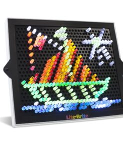 Lite-Brite Classic, Favorite Retro Toy - Create Art with Light, STEM, Educational Learning, Holiday, Birthday, Gift, Boys, Kid, Toddler, Girls Age 4+ Lite Brite Classic 23 81D6B1a5pS