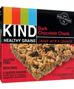 Alternative view of KIND Healthy Grains Bars, Double Chocolate Chunk, Non GMO, Gluten Free, 1.2oz, 5 Count (Pack of 3)