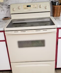 Capparis Kitchen Silicone Stove Counter Gap Cover, Easy Clean Heat Resistant Wide & Long Gap Filler, Seals Spills Between Counter, Stovetop, Oven, Washer & Dryer, Set of 2 (25 Inches, semi-Clear) 25 Inches 14 81D82NrilIL