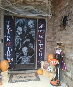 Skeleton Door Cover - Halloween Wall Decoration 24 81DBeyyy 6L