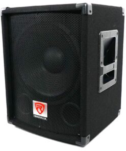 Rockville SBG1128 12" 600 Watt Passive Pro DJ Subwoofer, MDF Cabinet/Pole Mount 12 inch 8 Ohm 10 81DBpgqFkhL