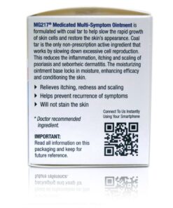 Alternative view of MG217 Psoriasis Treatment, Medicated Conditioning 2% Coal Tar Multi-Symptom Ointment, 3.8 Ounce Discontinued 3.8 Ounce