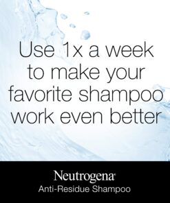 Neutrogena Anti-Residue Clarifying Shampoo, Gentle Non-Irritating Clarifying Shampoo to Remove Hair Build-Up & Residue, 6 Fl Ounce 6 Fl Oz (Pack of 1) 32 81DCfdBX3eL