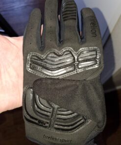 FIRELION Bike Gloves for Men/Women Cycling,Cycling Gloves for Outdoor MTB DH Road Racing,Full Finger Half Finger Padded Bicycle Protective Gloves,Non-Slip Shock-Absorbing Touchscreen Riding Gloves Large Full Black 28 81DF7pWWRlL