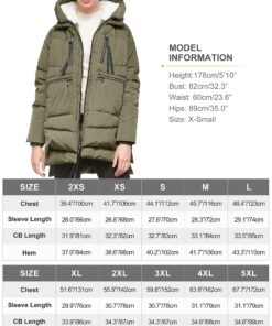 Orolay Women's Thickened Down Jacket Large Green 32 81DFokfBDL