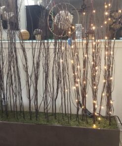 Lighting EVER Fairy Lights Plug in, 33ft 100 LED String Lights for Bedroom, Warm White Copper Wire Lights, Waterproof Indoor Outdoor Decorative Fairy Lights for Patio, Garden, Balcony, Vases, Craft 33 ft 60 81DFvRXADrL