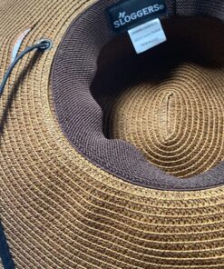 Sloggers Wide Brim Hats for Women - Braided Packable Summer Hats for Women Medium Dark Brown 23 81DG6JI89VL