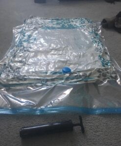 Spacesaver Vacuum Storage Bags (Jumbo 2 Pack) Save 80% on Clothes Storage Space - Vacuum Sealer Bags for Comforters, Blankets, Bedding, Clothing - Compression Seal for Closet Storage. Pump for Travel. Jumbo 45 81DGI4bEecL