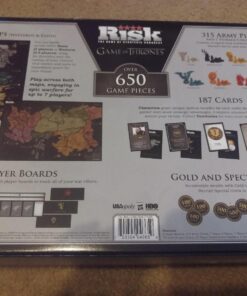 USAOPOLY Risk Themed Game of Thrones Strategy Board Game |for Game of Thrones Fans | Official Merchandise | Based on The TV Show on HBO 82 81DGhj 9gBL